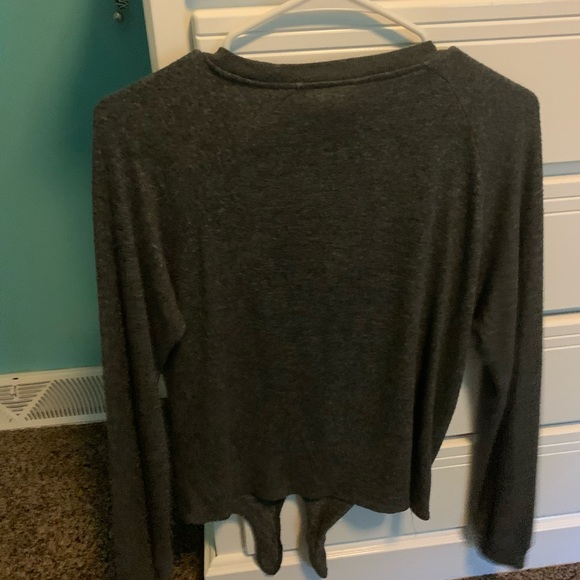 Aeropostale Tie Front Sweater - Picture 3 of 4